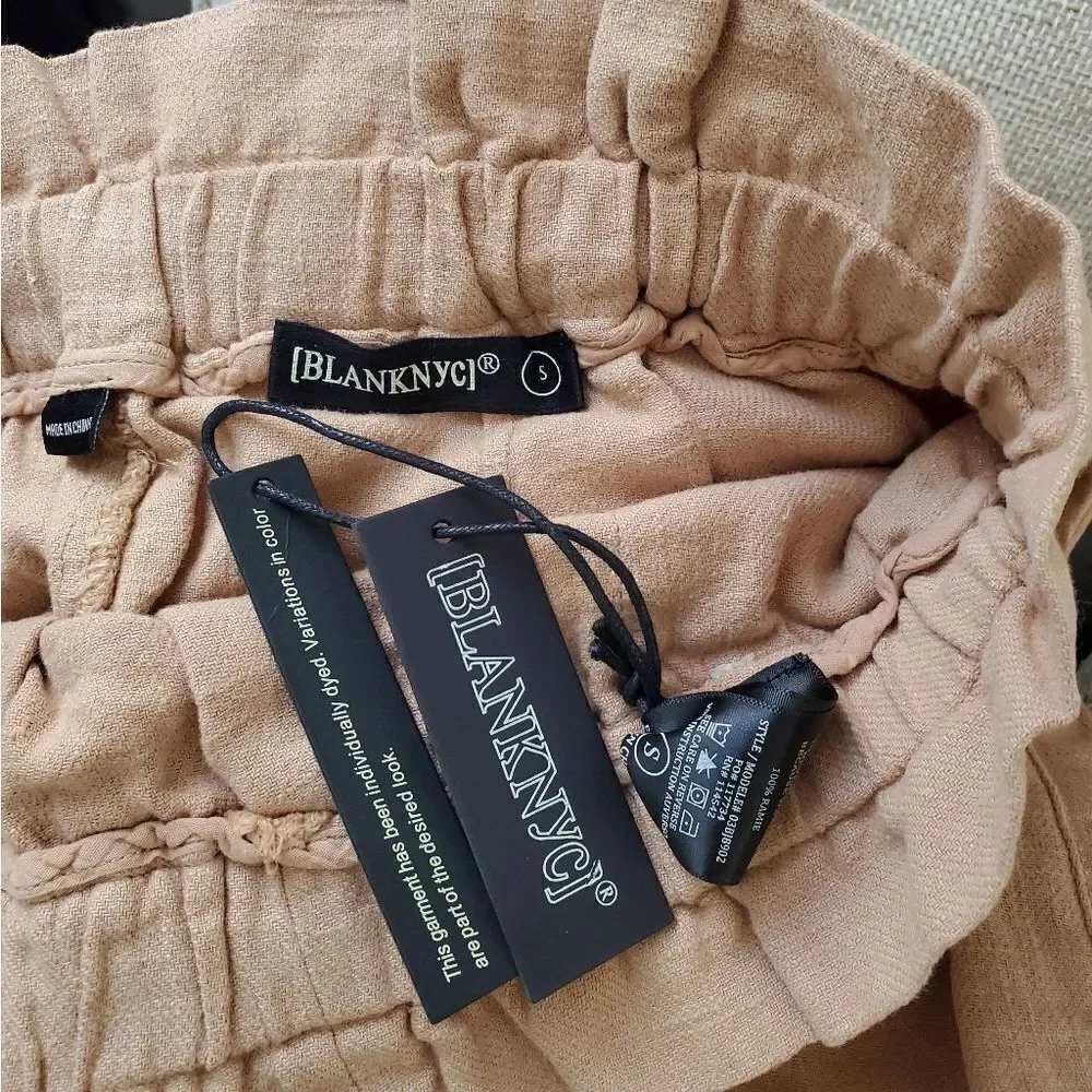 Blank NYC Paperbag Drawstring Shorts sz Sm